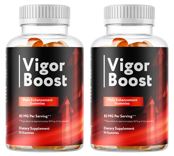 Vigor Boost male vitality gummies bottle